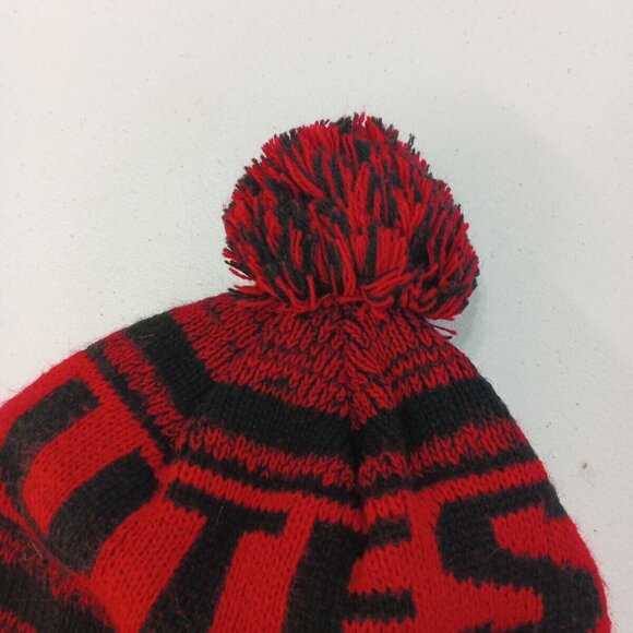 Captivating Headwear Cuff Beanie Hat Red University of Utah One Size - Picture 7 of 12